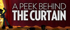 A peak between the curtain