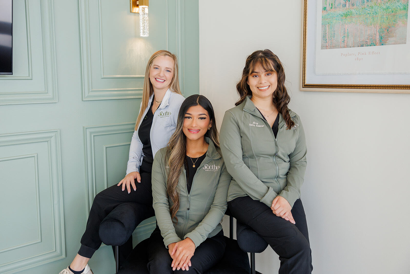 Practice owner with her team