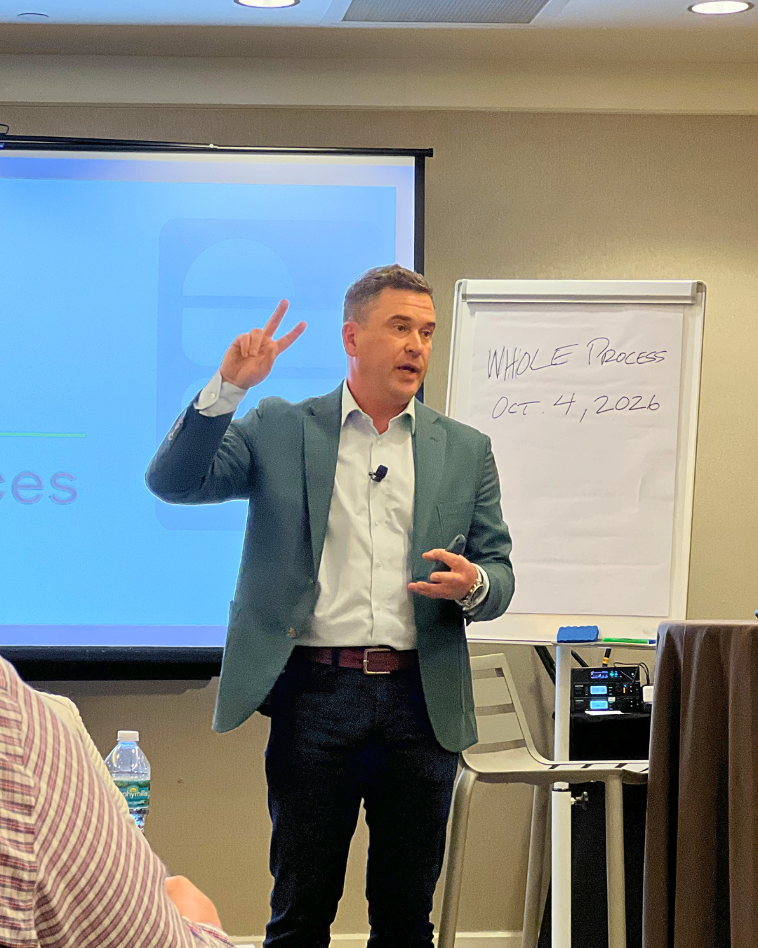 Stephen Trutter presenting at a Startup Practice Blueprint event